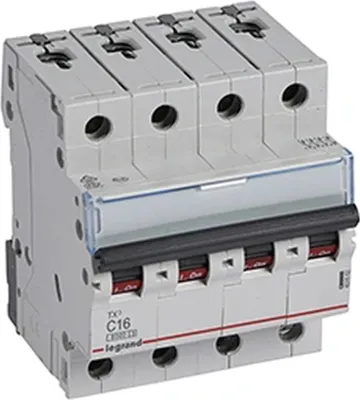 Produktbild von Legrand LS-Schalter, 6kA, C, 16A/4pol, 4TE, 1 Stk.