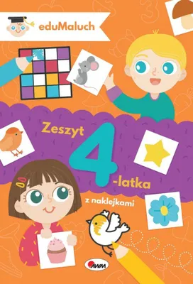 Zdjęcie produktu dla Kreatywne Głowy: Zeszyt z Naklejkami - Radosna Nauka i Zabawa dla Malucha!