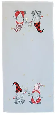 Produktbild von Tischläufer CARINA Wichtel Weihnachten Polyester weiß 40 x 85 cm