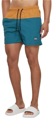 Obrázok produktu pre Urban Classics - Plavecké šortky BLOCK teal toffee - 5XL