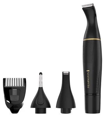 Immagine prodotto di Tagliacapelli di precisione Remington Ultimate NE3160, ideale per rifiniture, colore nero/oro, confezione singola