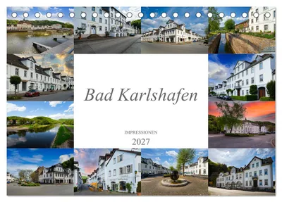 Produktbild von Bad Karlshafen Impressionen (Tischkalender 2027 DIN A5 quer), CALVENDO Monatskalender