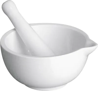 Produktbild von Retsch Arzberg 130000151 Mörser-Set 'Snack', 14,5 cm, weiß, 2-teilig (1 Set)