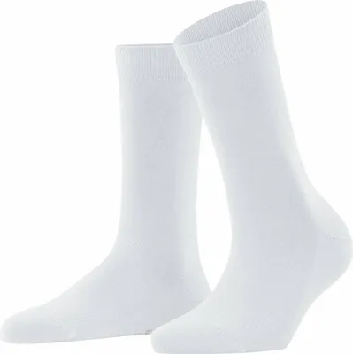 Produktbild von FALKE Damen Socken - Family SO, Kurzsocken, einfarbig Weiß 35-38