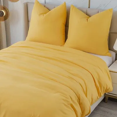 Produktbild von Famanu Bettwäsche Set - Weiches Mikrofaser Bettbezug 200 x 200 cm mit Kissenbezug 80 x 80 cm, 2-teilig