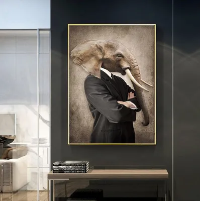Produktbild von TPFLiving Kunstdruck LW-754 (OHNE RAHMEN) Poster - Leinwand - Wandbild - Hochauflösender Giclée-Druck, langlebig und hochwertig - Zebra, Löwe, Kuh, Tiger, Hund. Wolf, Vogel, Elefant - Größe: 60x90cm