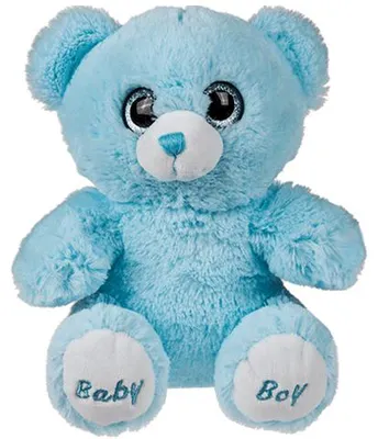 Productafbeelding van Baby Boy Knuffelbeer, Lichtblauw, 21 cm
