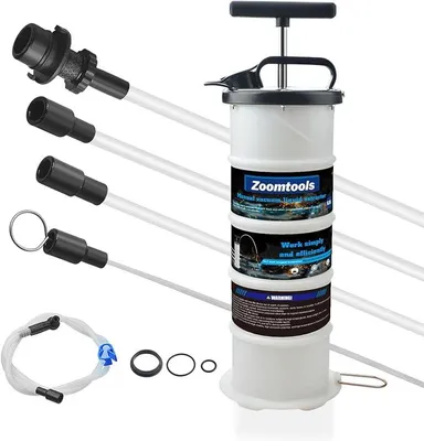 Produktbild von 6.5L Vakuum Manuell Ölabsauggerät Ölwechselpumpe Absaugpumpe Flüssigkeitsabsaugpumpe mit 5 Schläuchen