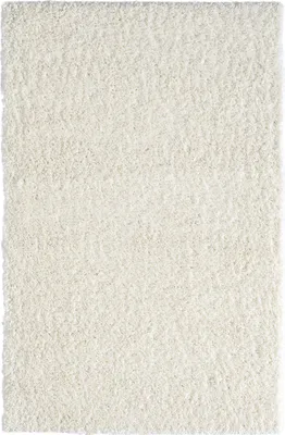 Obrázek produktu pro Koberec MY-RUG, koberec s vysokým vlasem Shaggy Star, 180x120, bílý, mírně lesklý, extra nadýchaný, obdélníkový tvar