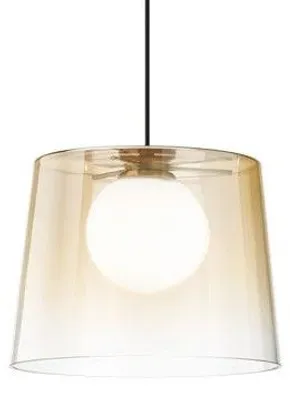 Produktbild von Aufhängung Vintage-Decò Fade Metall Bernstein 1 Licht G9 3W 3000K Warmes Licht