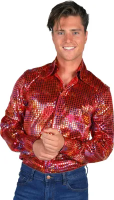 Produktbild von Discohemd rot Größe: 3XL
