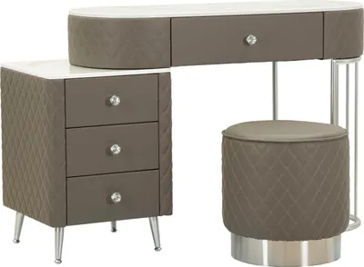 Produktbild von FURNLUX Konsolentisch Sharon Grau 120cm / Hauptfarbe: Grau / Abmessungen: 120 x 75 x 40 cm