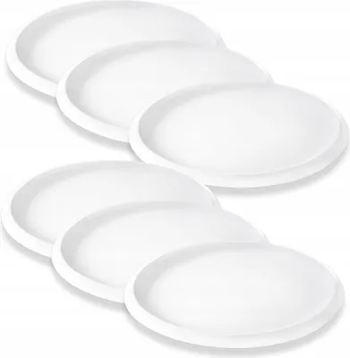 Produktbild von Wilmax Dessertteller 21,5 cm 6er-Set Weiß aus Porzellan