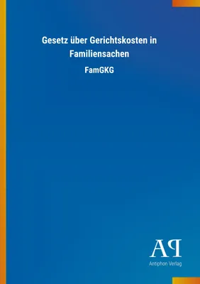 Produktbild von Gesetz über Gerichtskosten in Familiensachen