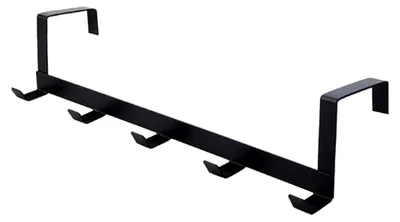 Produktbild von Platzsparendes Organizer-Regal für Badezimmer und Küche mit 5 Haken