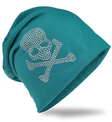 Produktbild von Beanie Muetze Pirat Petrol