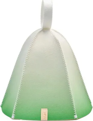Zdjęcie produktu dla Czapka do sauny z wełny Gradient Zielona YEYE  Nature