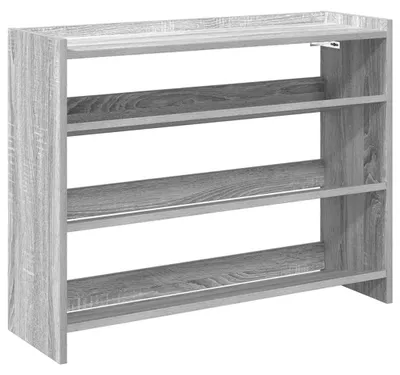 Image de vidaXL Étagère à chaussures Gris Sonoma 80x25x62 cm Bois composite