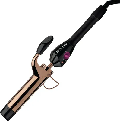 Produktbild von Revlon RVIR1159E, Lockenstab, Warm, Drehregler, 140 °C, 200 °C, Schwarz, Roségold