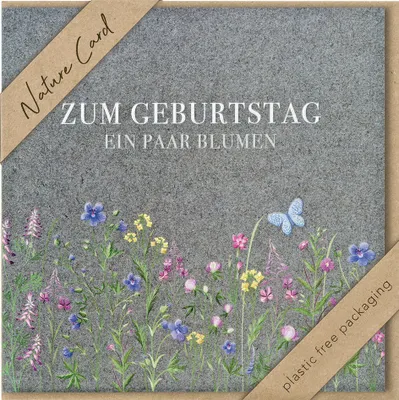 Produktbild von bsb 6940242 Geburtstagskarte - Natur Card, inkl. Umschlag