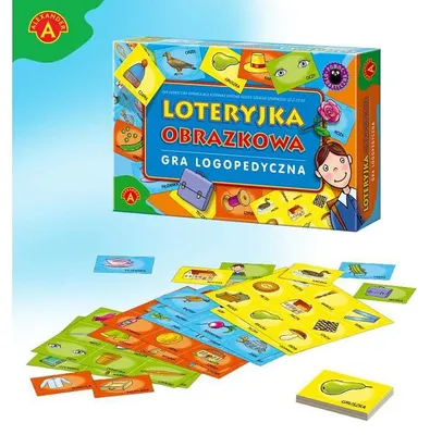 Zdjęcie produktu dla Gra Loteryjka Obrazkowa Logopedyczna 0329
