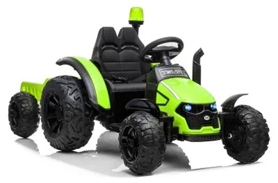 Obrázok produktu pre Elektrický traktor HZB-200 s prívesom Zelený