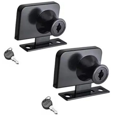Immagine prodotto di 2 pezzi di chiusure di sicurezza per porte in vetro