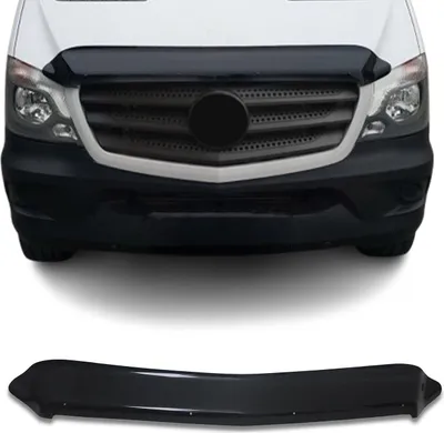 Image de Deflecteurs d'air capot de voiture pour Mercedes Sprinter W906 2013-2018 Noir