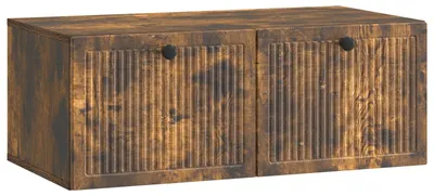 Produktbild von vidaXL Wandmontierter TV-Schrank Geräucherte Eiche 78,5 x 41 x 30 cm