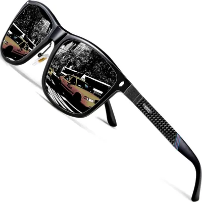 Produktbild von ATTCL Polarisierte Sport Sonnenbrille Herren UV400 AL-MG Rahmen Golf Angeln