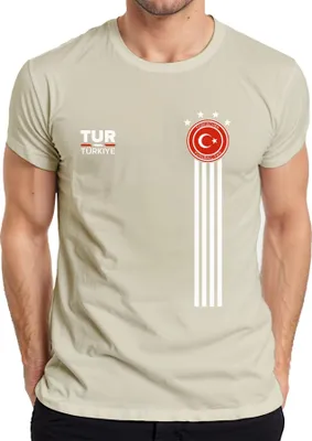 Immagine prodotto di Maglietta da uomo della Coppa del Mondo di calcio della Turchia, Nature, M