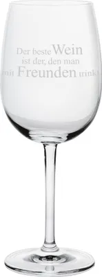 Produktbild von Räder Design Weinglas Der Beste Wein ist der ...