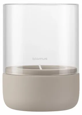 Produktbild von blomus Windlicht CALMA  braun Teelichthalter Windlichtglas
