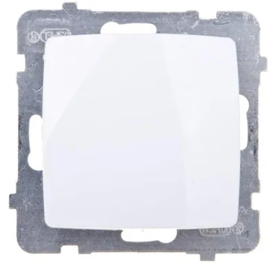 Obrázok produktu pre Ospel ŁP-1S/m/00, Biela, IP20, 250 V, 10 A, 71 mm, 42 mm