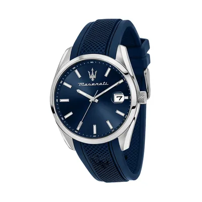 Produktbild von Maserati Herren Armband Attrazione Analog Silikon blau D2UMAR8851151005