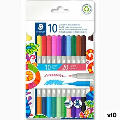 Produktbild von Marker-Set Staedtler Noris 3280 10 Stück
