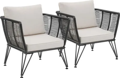 Produktbild von tectake® Garten-Loungesessel Sundo im Rope-Design