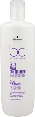 Produktbild von Schwarzkopf Bonacure, Frauen, Nicht-professionelle Haarspülung, Krauses Haar, Widerspenstiges Haar, Alle Farben, 1000 ml, Tube