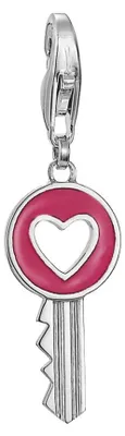 Produktbild von Esprit Anhänger Charms Silber Zirkonia Heart Key ESCH91021A000
