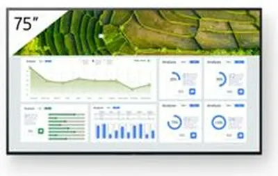 Zdjęcie produktu dla Sony FW-75BZ30L, Płaski panel Digital Signage, 190,5 cm (75"), LCD, 3840 x 2160 px, Wi-Fi, 24/7