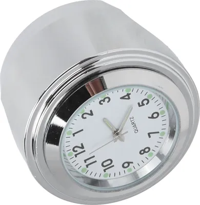 Image de Support moto, montre, rond, aluminium, lumineux, universel pour guidon 7/8 pouces-1 pouce