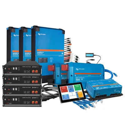 Produktbild von Offgridtec Backup-Kit 3-phasig 14kWh mit Pylontech US3000C Akku Victron MultiPlus-II 48/5000