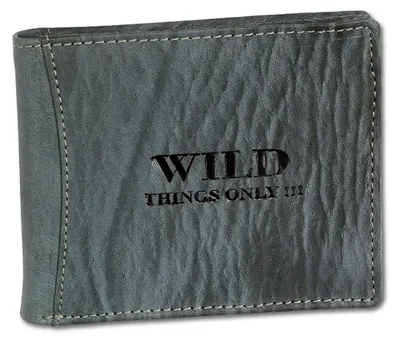 Image de Wild Things Only blau Leder Portemonnaie D2OPJ103B