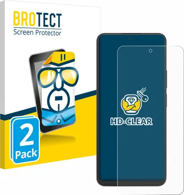 A product image showing packaging for screen protectors and a smartphone with a screen protector applied.