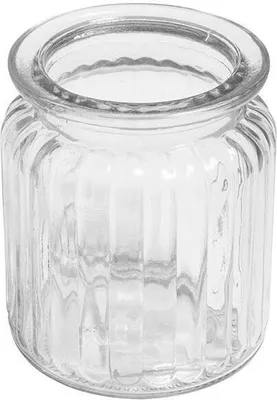 Produktbild von Glasbehälter mit Rillen - 270 ml