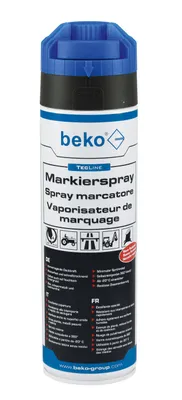 Zdjęcie produktu dla beko Spray do znakowania TecLine 500 ml Leuchtblau