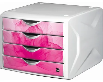 Produktbild von helit Schubladenbox the chameleon , Dekor wild flower (5170397)