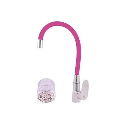 Produktbild von Formgedächtnis-Spültischarmatur mit AMUR-Lüfter in Chrom RAV SLEZAK Ausführung: Chrom rosa,
