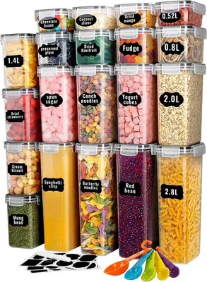 Produktbild von Kühlschrank Organizer Set, Küche, Schubladen, Plastik, Weiss