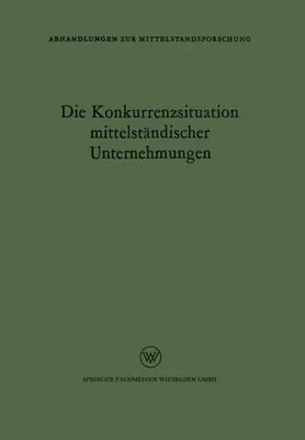 Immagine prodotto di Die Konkurrenzsituation mittelständischer Unternehmungen